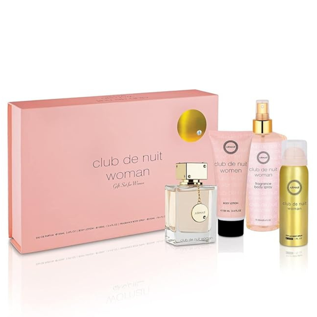 CLUB DE NUIT WOMAN SET 4 PIEZAS 100 ML EDP